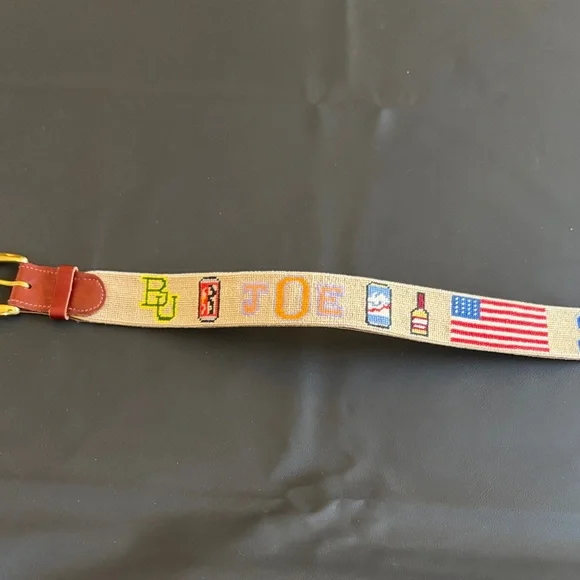 Smather’s and Branson U.S. Navy Needlepoint Belt